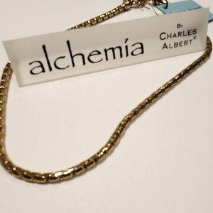 GOLD achemia Necklace by Charles Albert